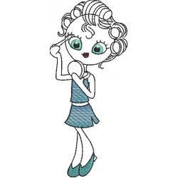 Stickdatei - Beauty Girls - Make up